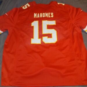 NFL Patrick Mahomes Red 4XL Jersey with Nike Logo